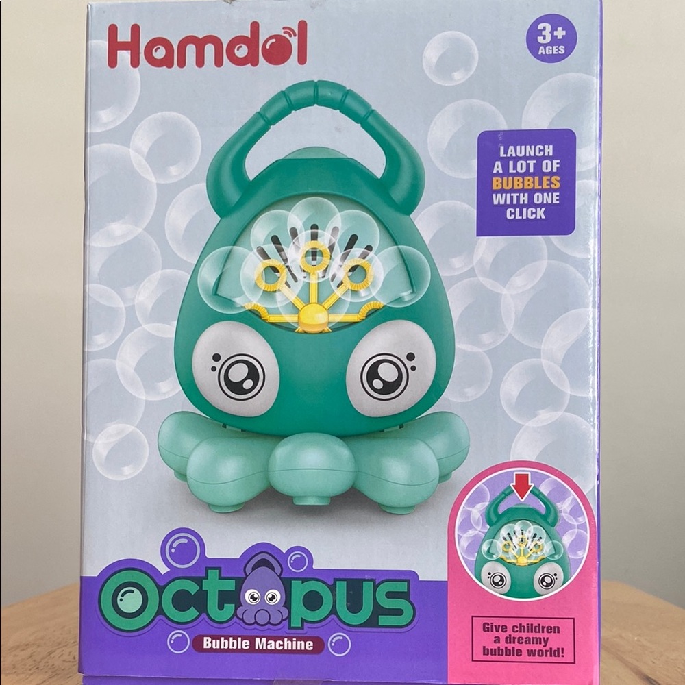 Hamdol Octopus Bubble Machine